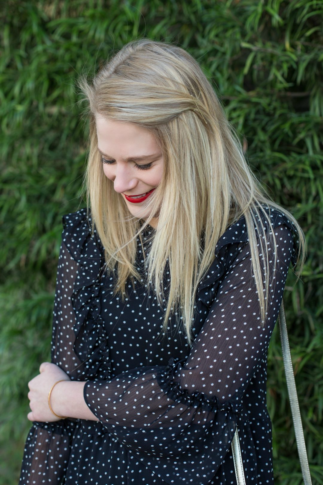 Ruffled and Dotted Dress from Topshop.