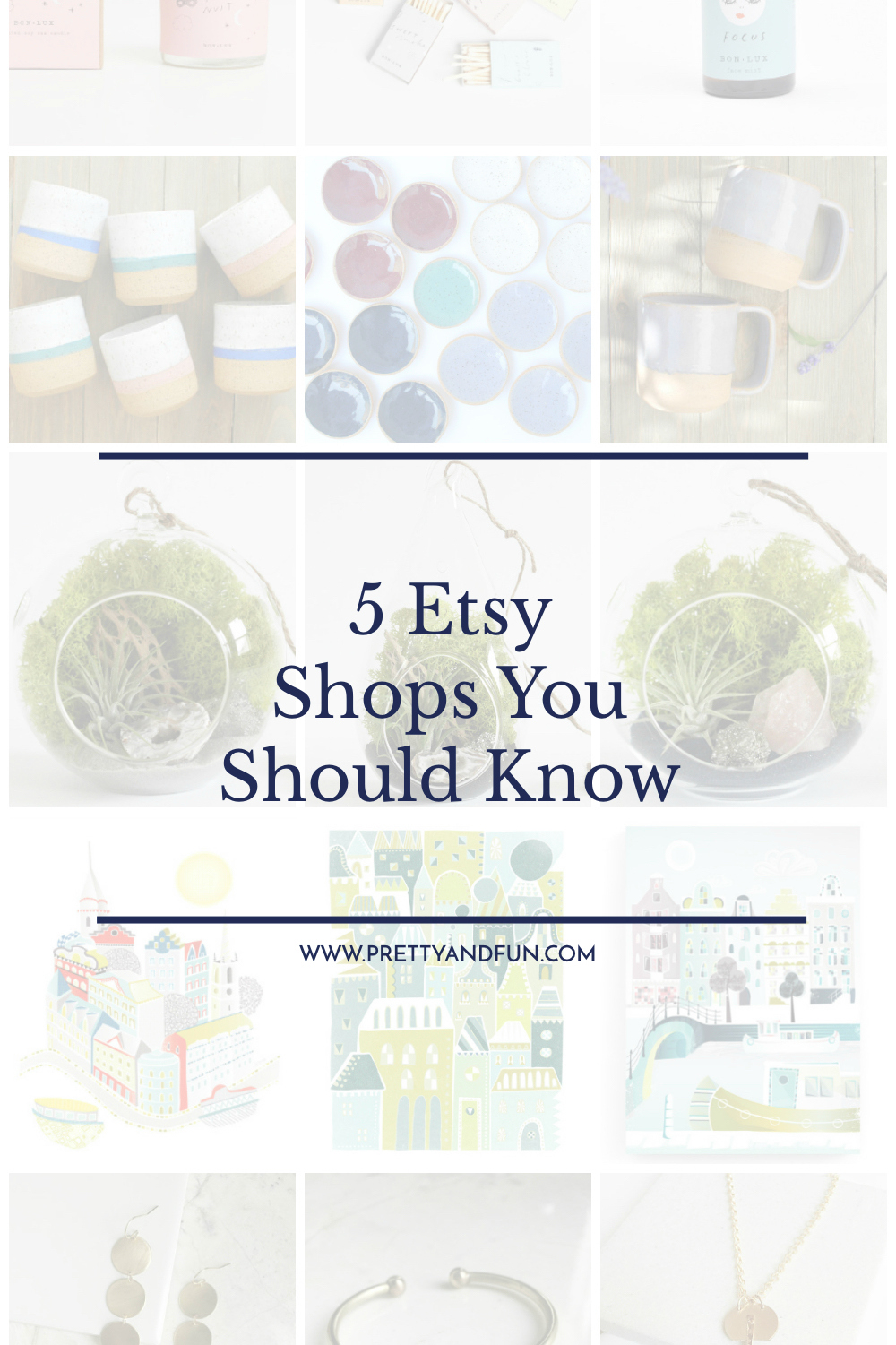 Best Etsy Shops | 5 Shops You Should Know | Pretty & Fun